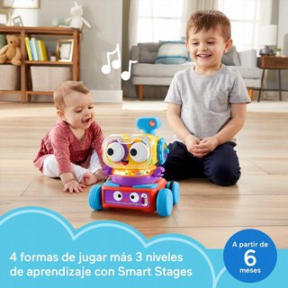 Fisher-Price Robot aprendizaje luces sonidos bebé