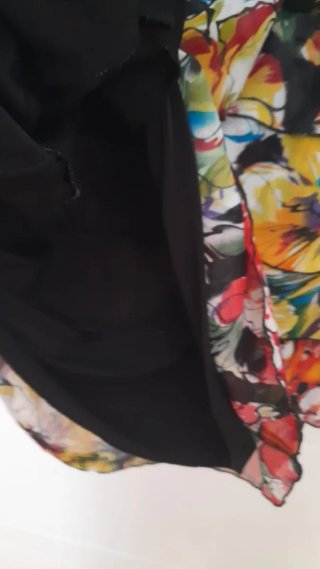 Vestido cóctel El Corte Inglés multicolor