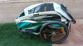 Carro / remolque de bicicleta Qeridoo para niños