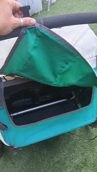 Carro / remolque de bicicleta Qeridoo para niños