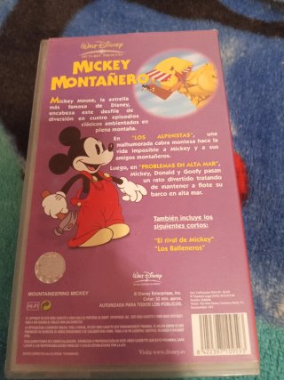 Lote 5 Cintas VHS Disney y Teletubbies