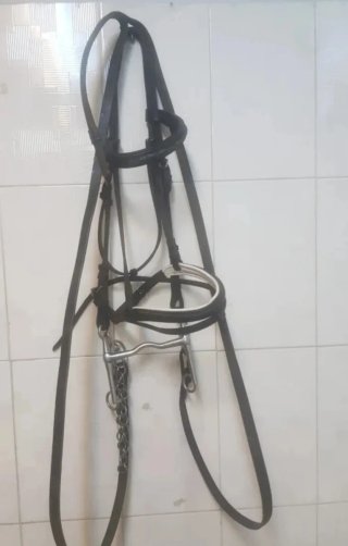 Cabezada de cuero para caballo talla Full