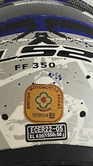 Casco Integral LS2 FF350 Azul Talla XL