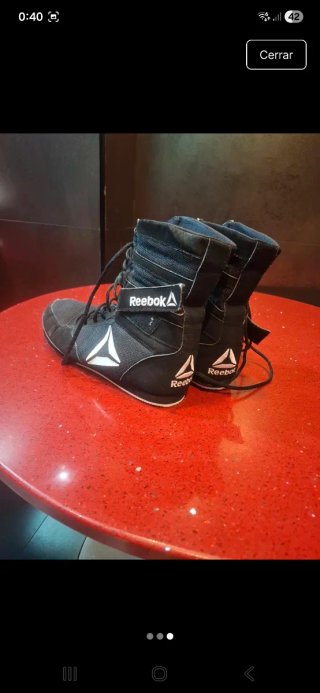 Zapatillas Reebok Boxeo/Lucha Negras