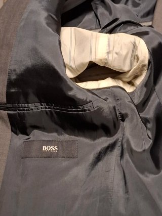 Giacca Hugo Boss Lana Grigia Tg. 48