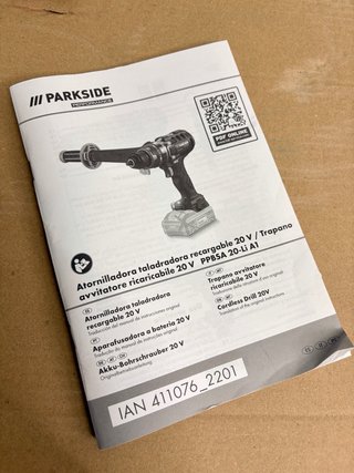 PARKSIDE PERFORMANCE  Aparafusadora 20V