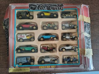 Set di Auto Classiche in Metallo Die Cast