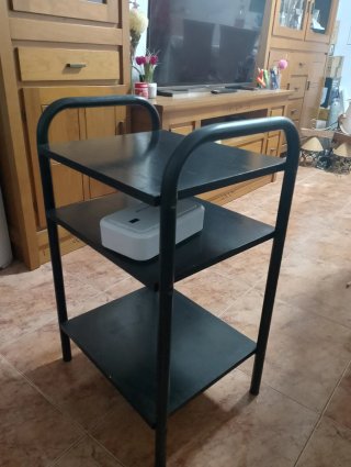 Organizador Negro 3 Estantes