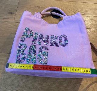 Borsa tote Pinko lilla con paillettes
