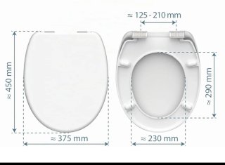 Asiento de WC Schütte 82300-A