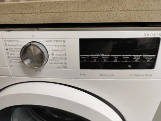 Lavadora Bosch Serie 6 8kg 1400 rpm