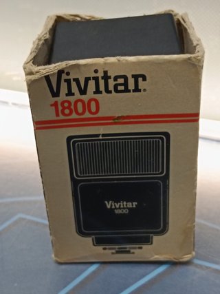 Flash Vivitar 1800 Electronic Flash - en Original Box