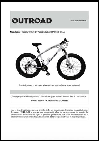 Bicicleta Fat Bike MT