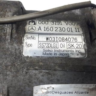 COMPRESOR AIRE ACONDICIONADO SMART SMART ROADSTER 2003-2006