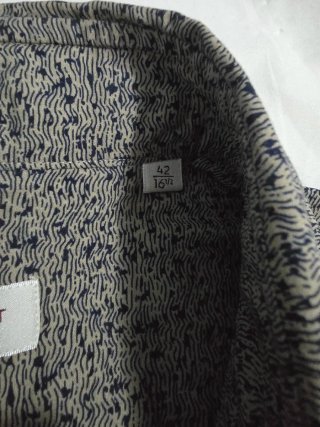 Camicia Glanshirt fantasia grigia tg.42