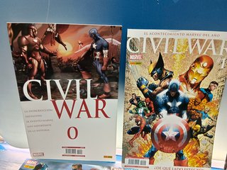 cómic, Civil War 01 AL 7 + Primera Linea. Completa. (2007) más extras (PERIÓDICO)