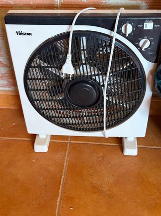 Ventilador Tristar Blanco y Negro