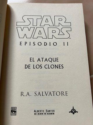 Episodio II. El ataque de los clones R. A. Salvato