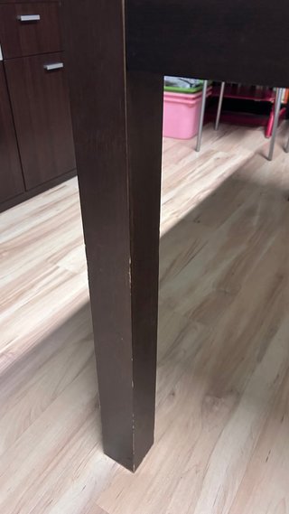 Mesa de comedor extensible cristal y madera