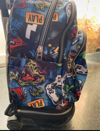 Mochila Totto Infantil Diseño Videojuegos