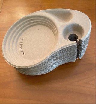 Set stoviglie biodegradabili eco
