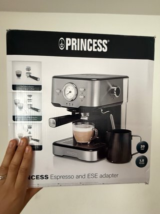 Cafetera Princess con accesorios