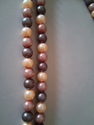 Collar Doble Hilera con Broche (Estilo Vintage)