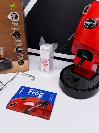 Macchina da caffè Didiesse Baby Frog rossa NUOVA da estrenare