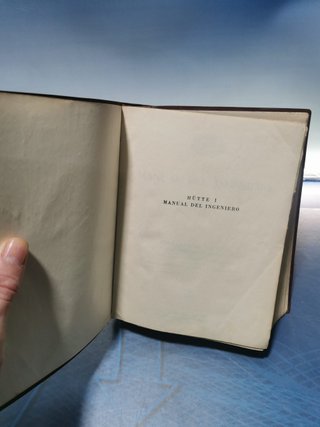 Hutte. Manual del Ingeniero. Tomo I. Gustavo Gili Editor. Barcelona, 1965. Ilustrado.