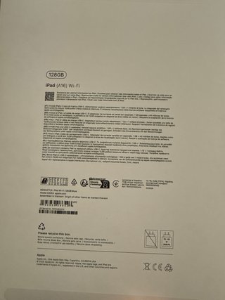 iPad A16 Gris/Plata