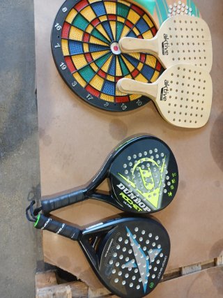 Palas de pádel Dunlop y Drop Shot
