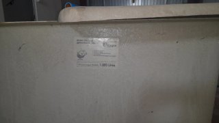 Depósito de fibra para agua 1000 más bomba