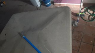 Depósito de fibra para agua 1000 más bomba