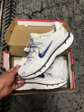 Nike P-6000 Zapatillas Blancas y Azules