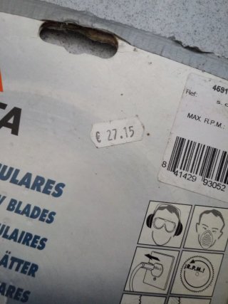 5 Discos de corte para amoladora 230mm