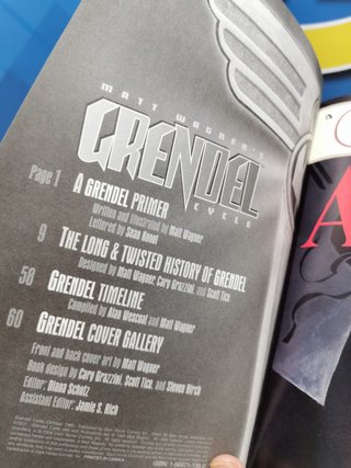 Dark Horse Comics GRENDEL CYCLE (usa) + Grendel Blanco negro & rojo + Acto diabólico