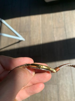 Orologio Seiko Vintage Donna Oro Pelle NOS