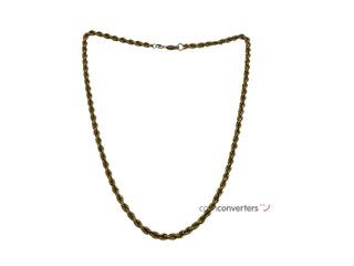 cadena oro 18k 27cm