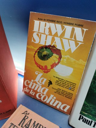 7 NOVELAS, LIBROS, la costa de los mosquitos, Esperando un respiro, La cima de la colina y mas