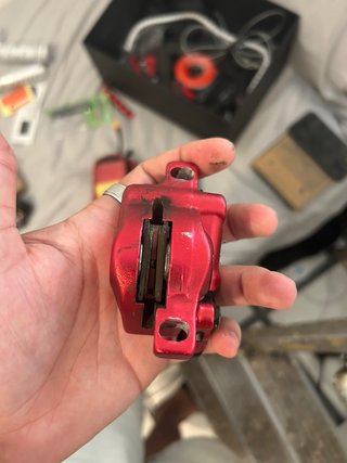 Freno Hidráulico Rojo Patinete electrico