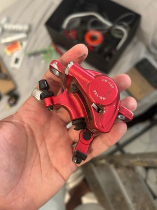 Freno Hidráulico Rojo Patinete electrico