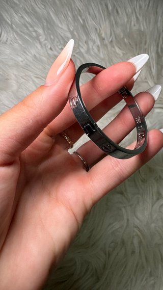 Pulsera Cartier bañada en Plata 750 inoxidable