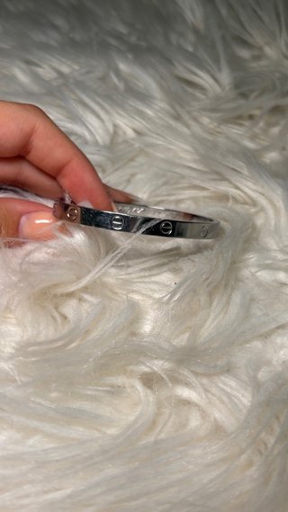 Pulsera Cartier bañada en Plata 750 inoxidable