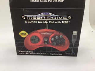 mando megadrive sega crimson red