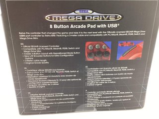 mando megadrive sega crimson red