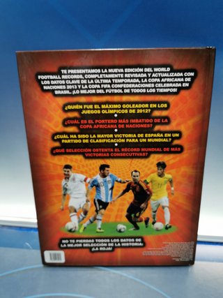 Libro, futbol,  world football records, gran formato