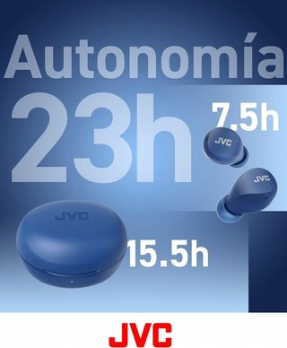 JVC auriculares inalámbricos pequeños y ligeros