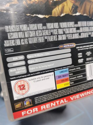7 dvds variados región 2, edición en ingles