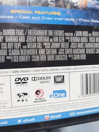 7 dvds variados región 2, edición en ingles