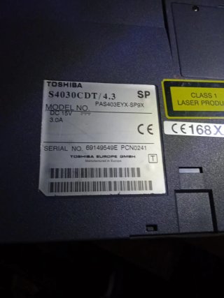 Portatile Toshiba Satellite 4030CDT